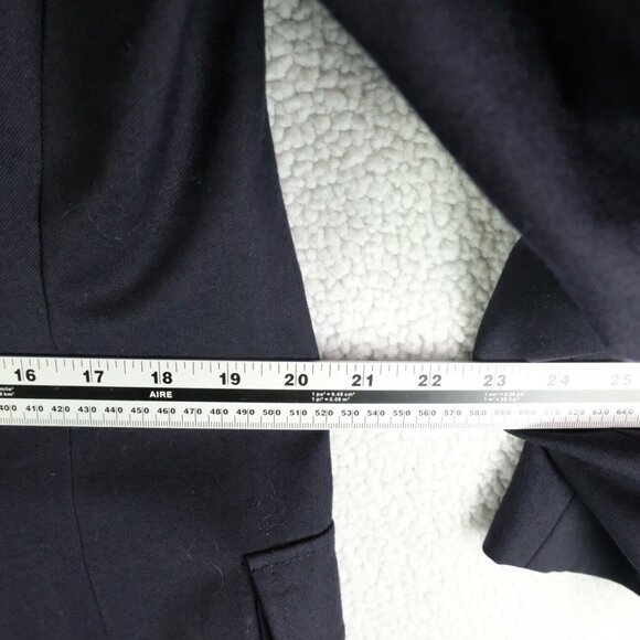 Chaps Ralph Lauren Blazer Mens 42L Tall Navy Blue Gold Button Vented Vintage - Picture 10 of 16